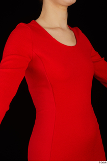 Kyoko clothing red dress standing whole body 0038.jpg